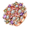 Round Flower Shape Rings