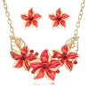 Enamel Flower Jewelry Sets
