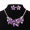 Enamel Flower Jewelry Sets
