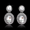 Vintage Crystal Costume Earrings