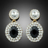 Vintage Crystal Costume Earrings