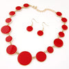 Circular Statement Necklace Sets